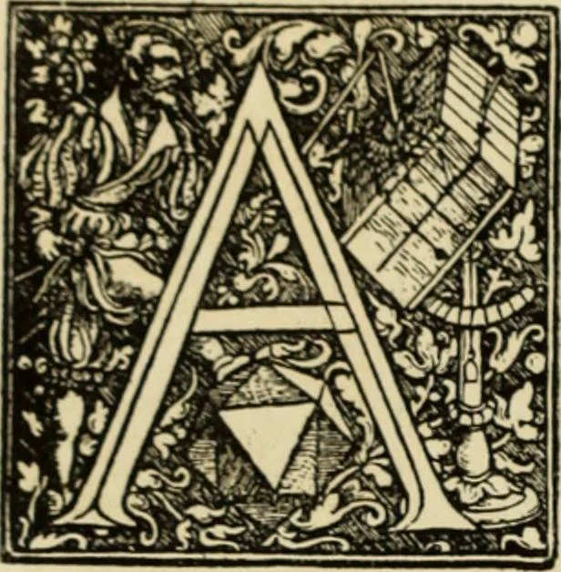 An illustration from Early woodcut initials : containing over thirteen hundred reproductions of ornamental letters of the fifteenth and sixteenth centuries, 1908, leaf 293