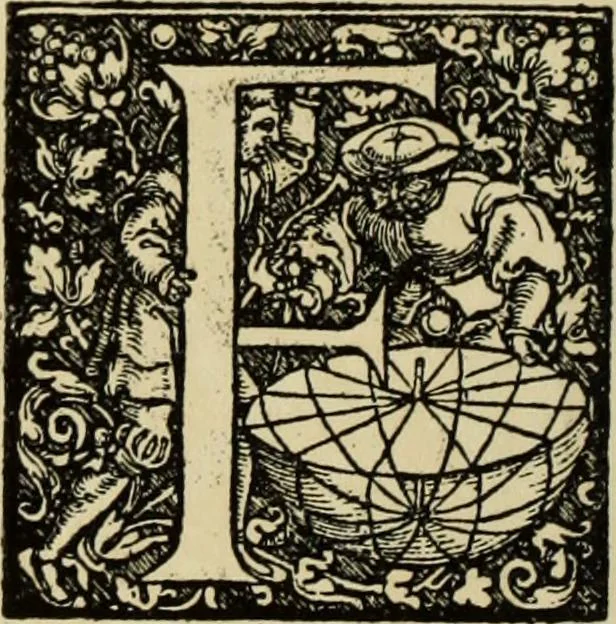 An illustration from Early woodcut initials : containing over thirteen hundred reproductions of ornamental letters of the fifteenth and sixteenth centuries, 1908, leaf 293