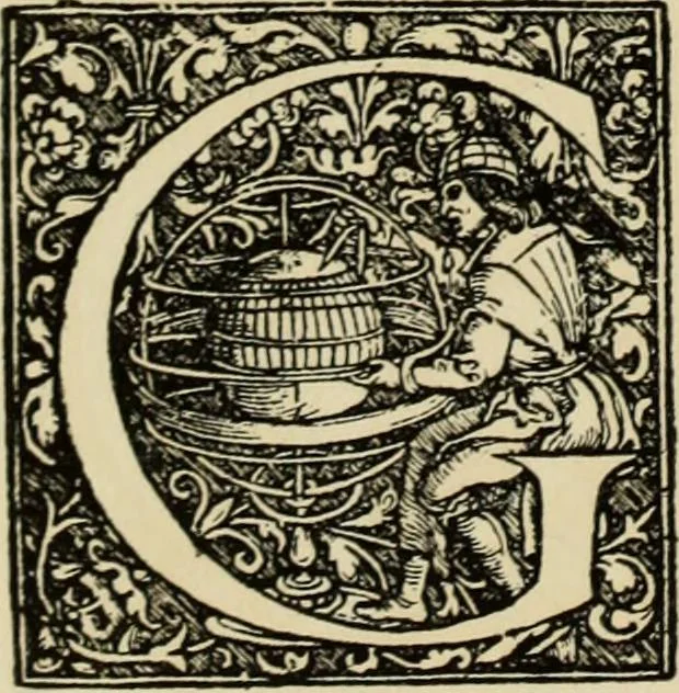 An illustration from Early woodcut initials : containing over thirteen hundred reproductions of ornamental letters of the fifteenth and sixteenth centuries, 1908, leaf 293
