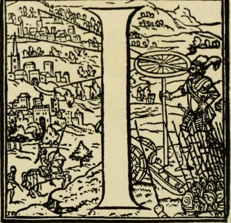 An illustration from Early woodcut initials : containing over thirteen hundred reproductions of ornamental letters of the fifteenth and sixteenth centuries, 1908, leaf 297
