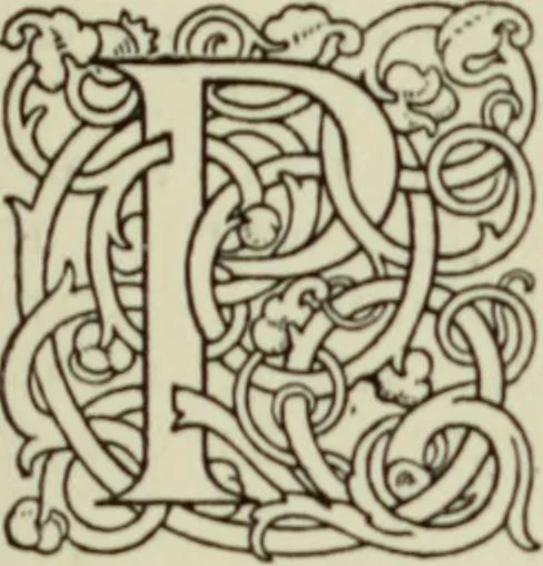 An illustration from Early woodcut initials : containing over thirteen hundred reproductions of ornamental letters of the fifteenth and sixteenth centuries, 1908, leaf 44