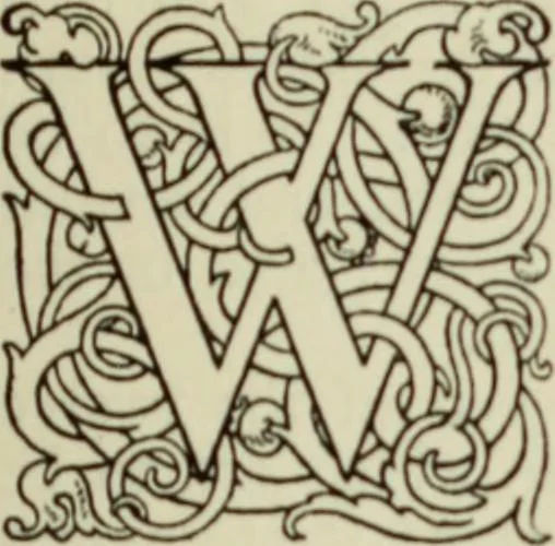 An illustration from Early woodcut initials : containing over thirteen hundred reproductions of ornamental letters of the fifteenth and sixteenth centuries, 1908, leaf 58