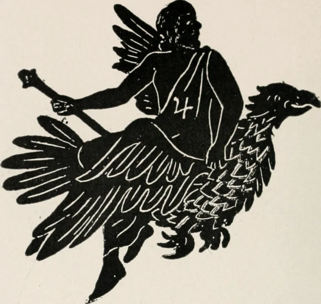 An illustration from Earthology; humanity characterized by the earth, sun, and zodiac, with prognostications from the moon, 1901, leaf 174