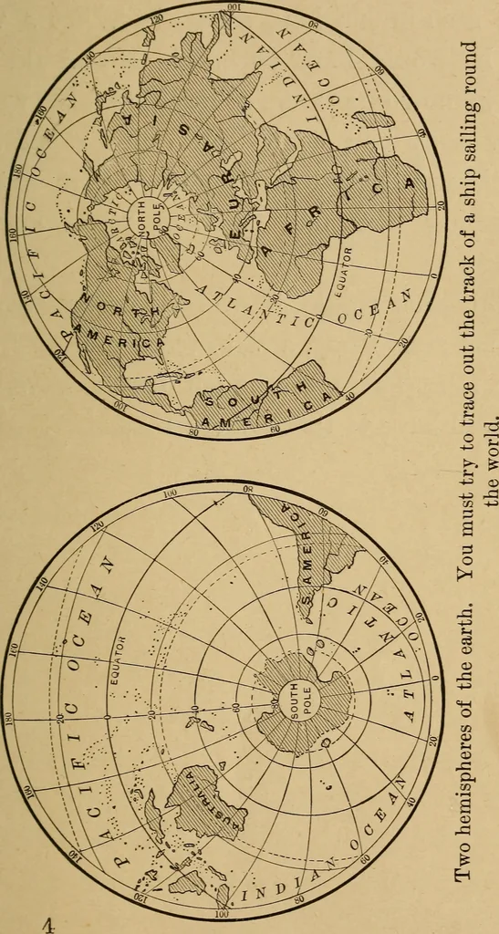 An illustration from The earth and sky; a primer of astronomy for young readers, 1898, leaf 35