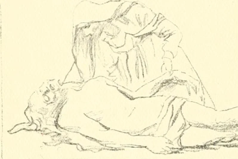 An illustration from Earthwork out of Tuscany : being impressions and translations of Maurice Hewlett, 1899, leaf 199