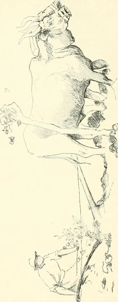 An illustration from Earthwork out of Tuscany : being impressions and translations of Maurice Hewlett, 1899, leaf 23