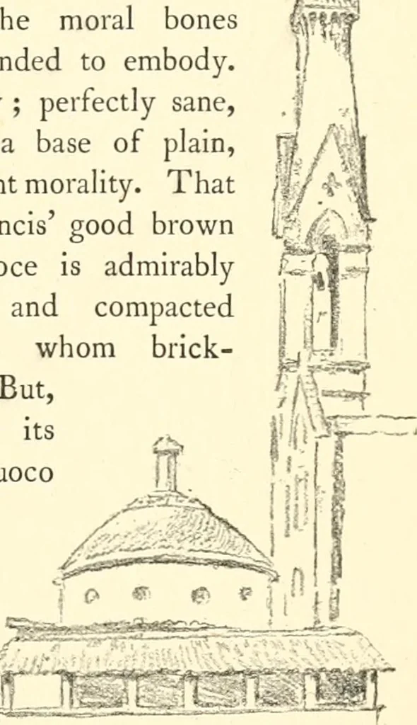 An illustration from Earthwork out of Tuscany : being impressions and translations of Maurice Hewlett, 1899, leaf 52