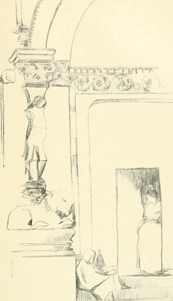 An illustration from Earthwork out of Tuscany, 1908, leaf 277