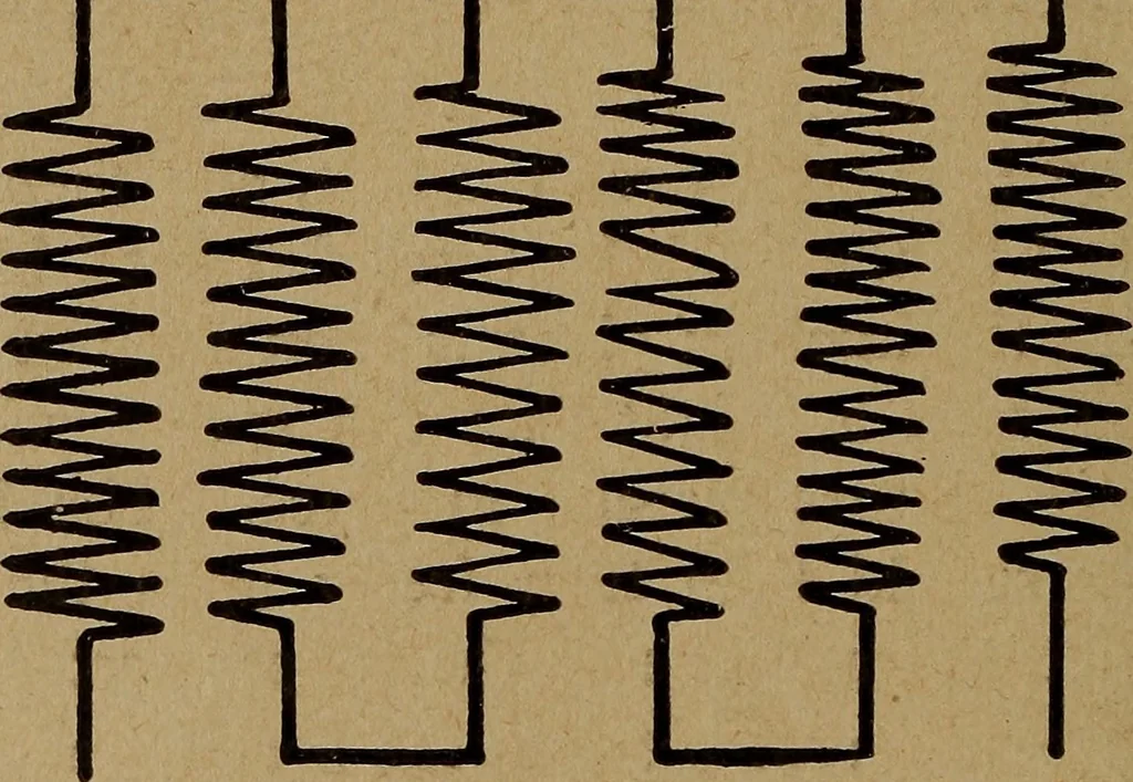 An illustration from Easy electrical experiments and how to make them;, 1918, leaf 119