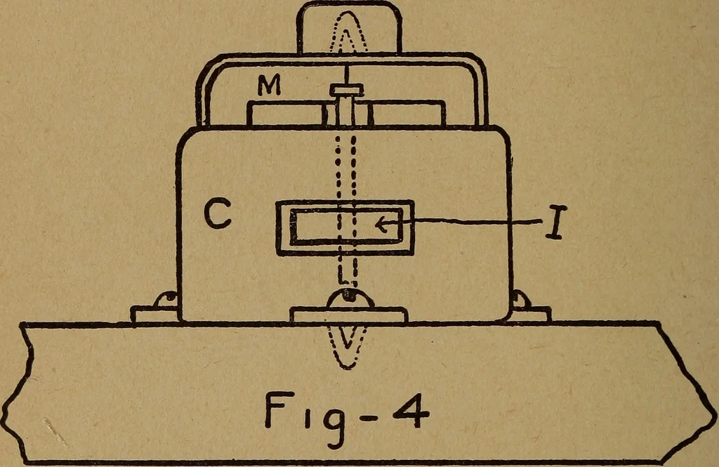 An illustration from Easy electrical experiments and how to make them;, 1918, leaf 217
