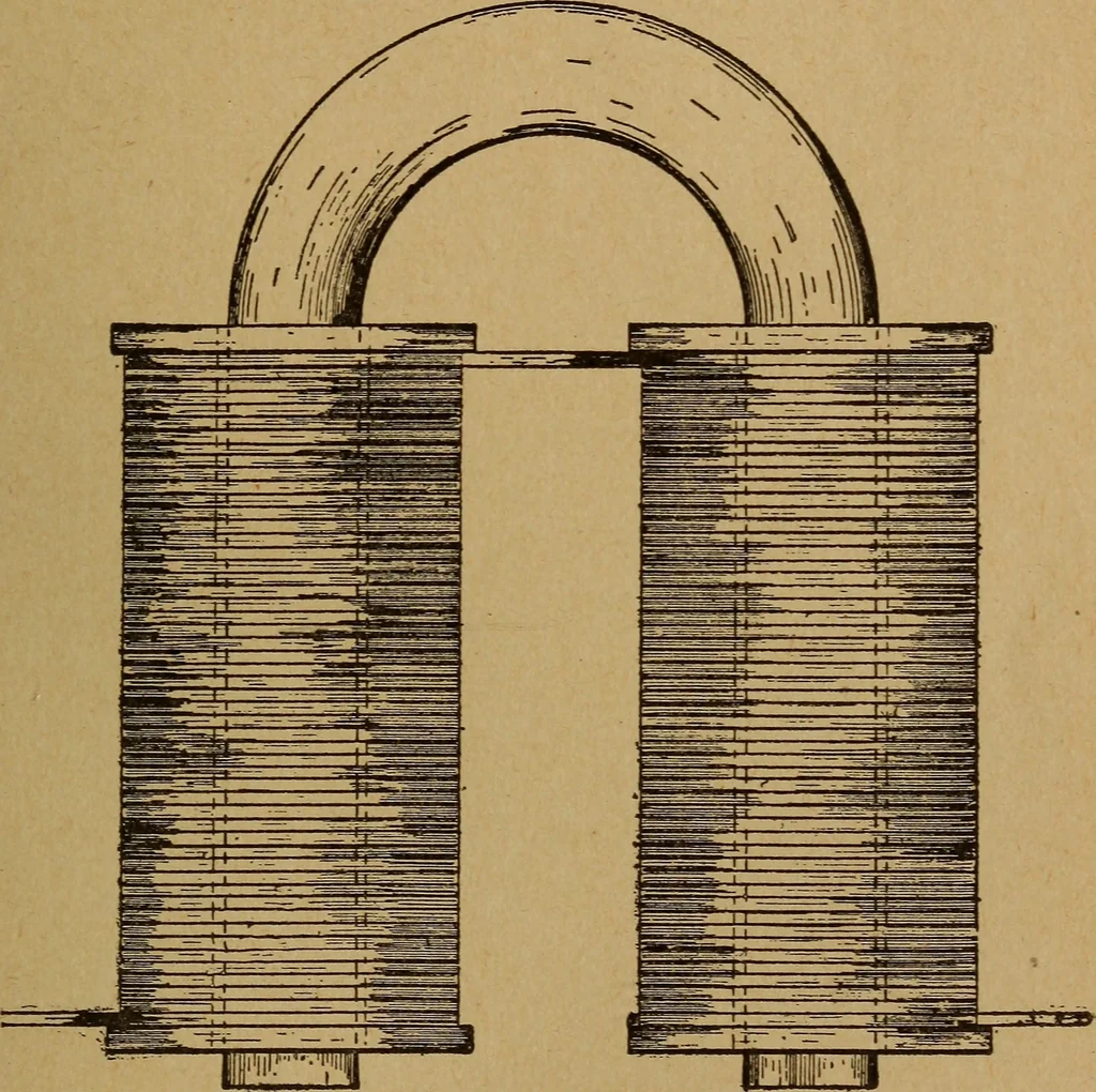 An illustration from Easy electrical experiments and how to make them;, 1918, leaf 28
