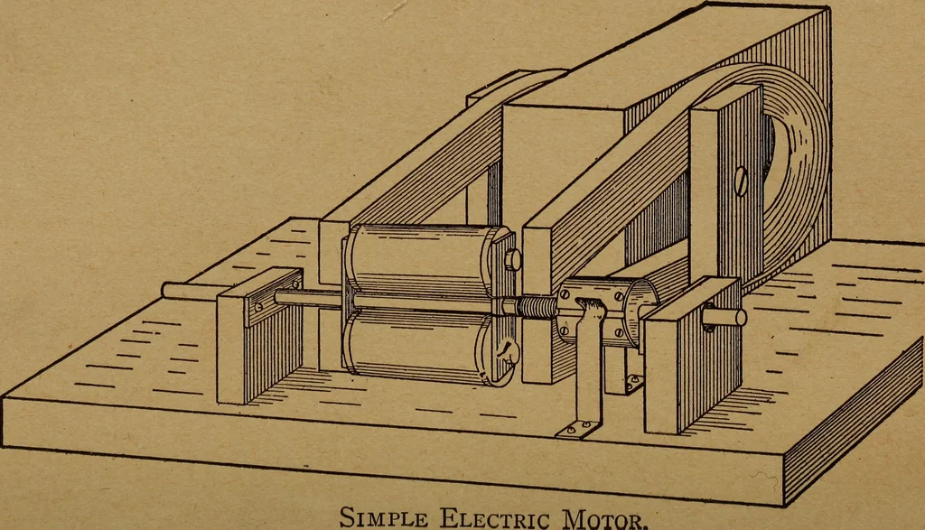 An illustration from Easy electrical experiments and how to make them;, 1918, leaf 35