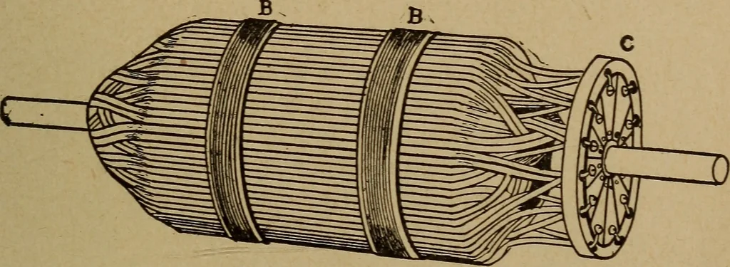 An illustration from Easy electrical experiments and how to make them;, 1918, leaf 42