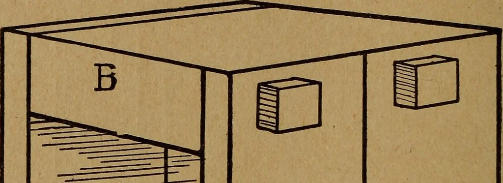 An illustration from Easy electrical experiments and how to make them;, 1918, leaf 47