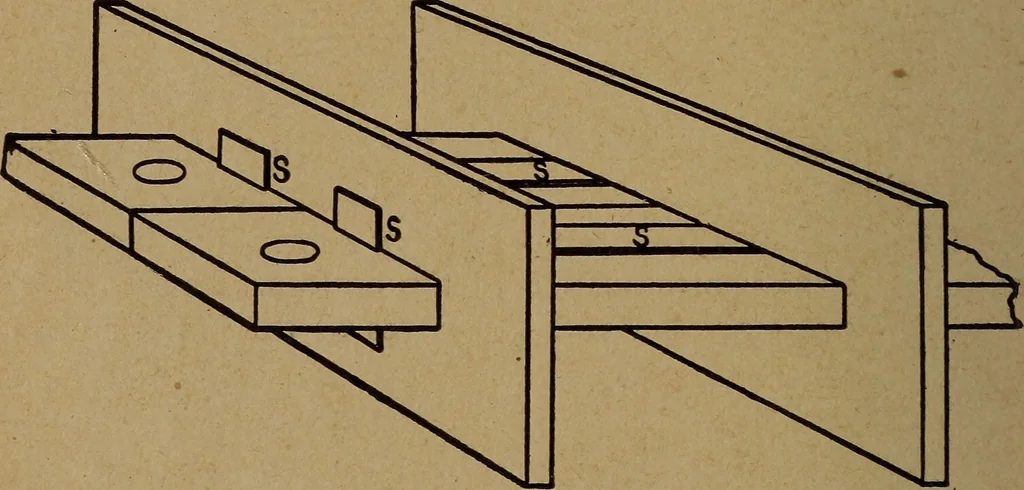 An illustration from Easy electrical experiments and how to make them;, 1918, leaf 49