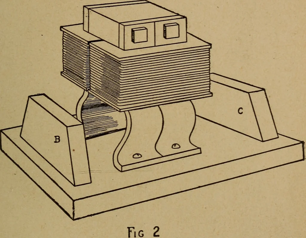 An illustration from Easy electrical experiments and how to make them;, 1918, leaf 50
