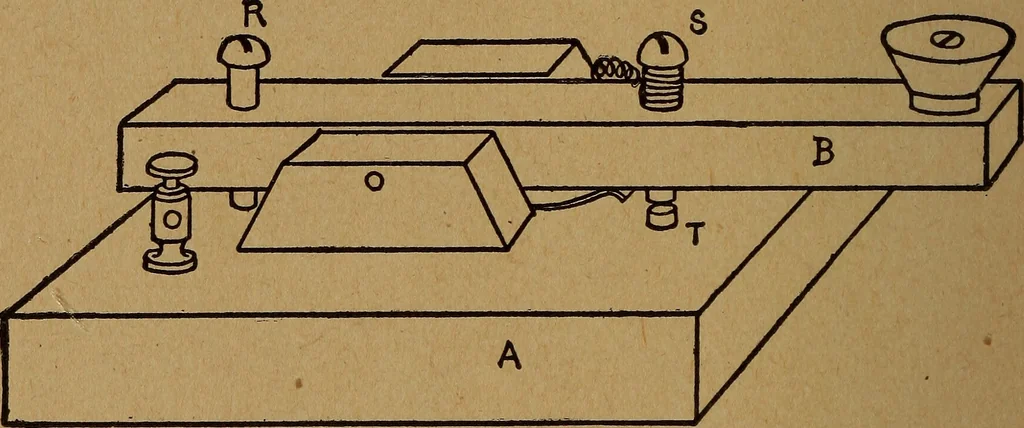 An illustration from Easy electrical experiments and how to make them;, 1918, leaf 69