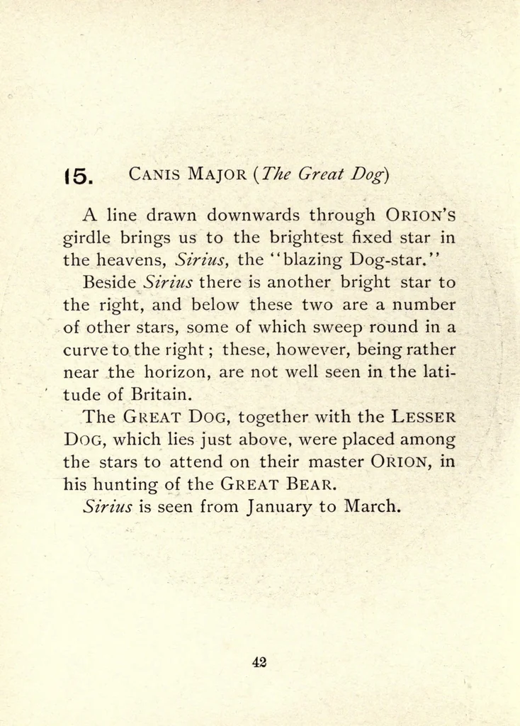 An illustration from An easy guide to the constellations with a miniature atlas of the stars, 1910, leaf 64