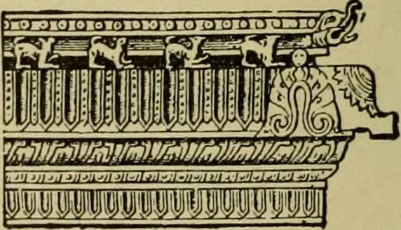 An illustration from Easy steps in architecture and architectural drawing .., 1915, leaf 105