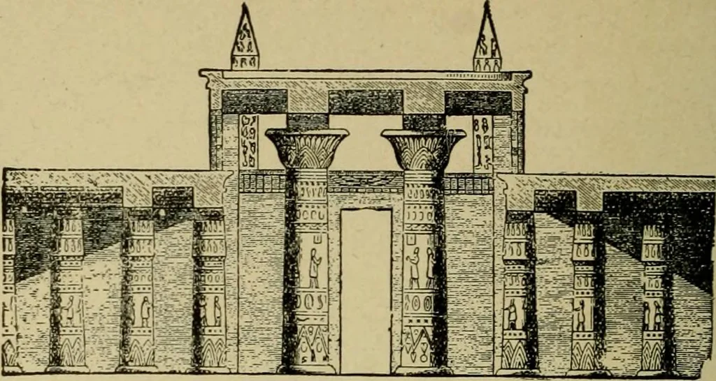 An illustration from Easy steps in architecture and architectural drawing .., 1915, leaf 137