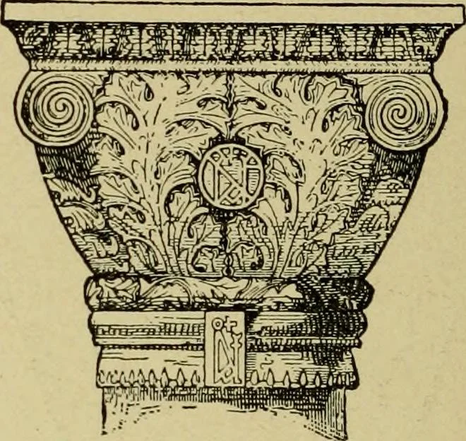 An illustration from Easy steps in architecture and architectural drawing .., 1915, leaf 197