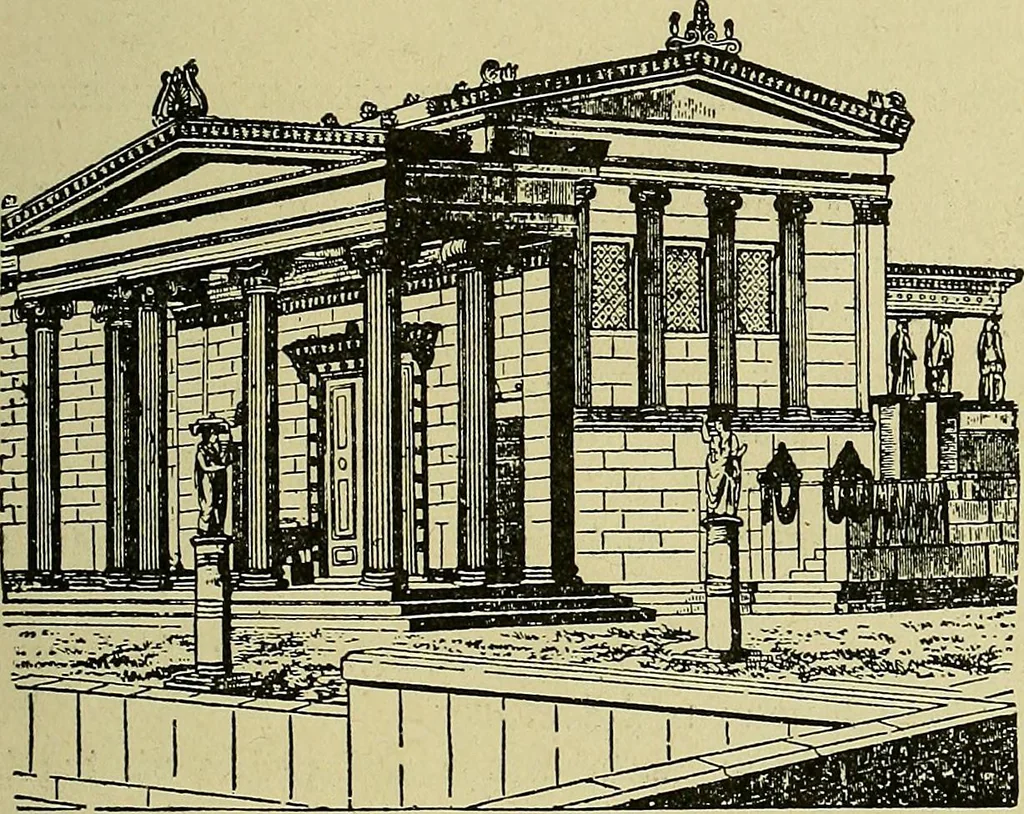 An illustration from Easy steps in architecture and architectural drawing .., 1915, leaf 20