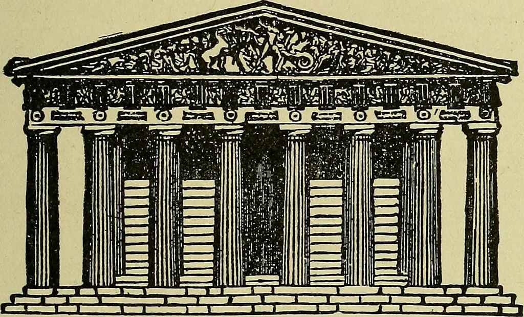 An illustration from Easy steps in architecture and architectural drawing .., 1915, leaf 24