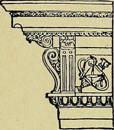 An illustration from Easy steps in architecture and architectural drawing .., 1915, leaf 26