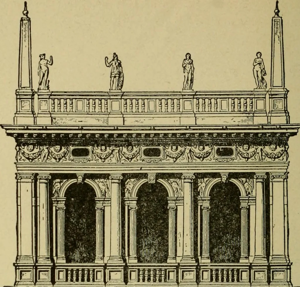 An illustration from Easy steps in architecture and architectural drawing .., 1915, leaf 265