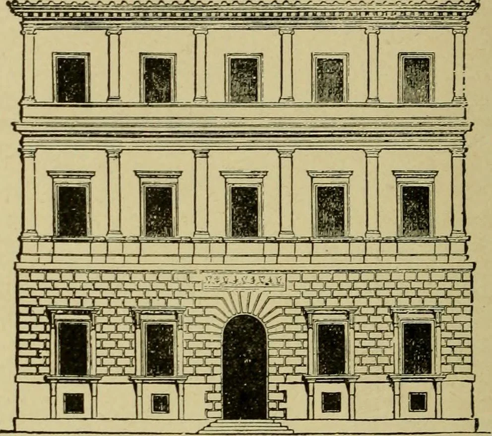 An illustration from Easy steps in architecture and architectural drawing .., 1915, leaf 277