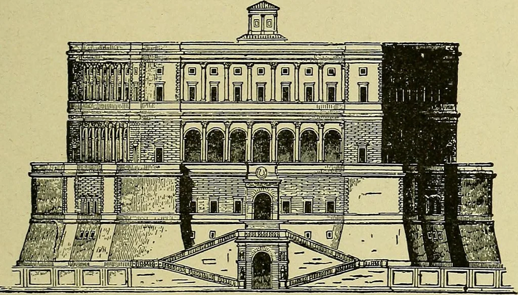 An illustration from Easy steps in architecture and architectural drawing .., 1915, leaf 280