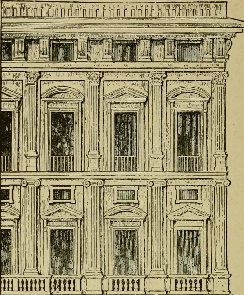 An illustration from Easy steps in architecture and architectural drawing .., 1915, leaf 289