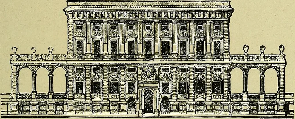 An illustration from Easy steps in architecture and architectural drawing .., 1915, leaf 290
