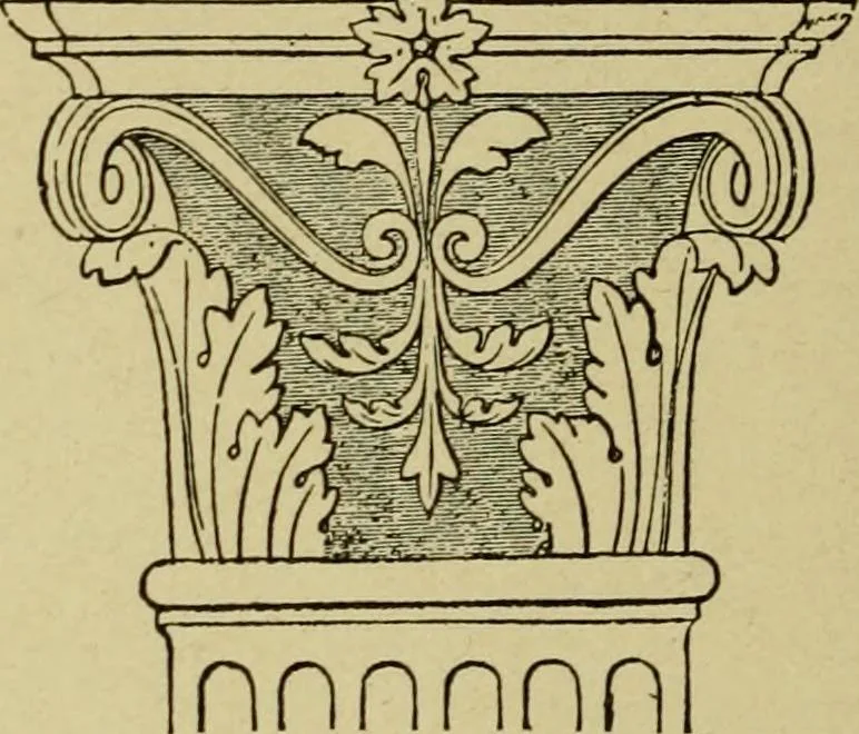 An illustration from Easy steps in architecture and architectural drawing .., 1915, leaf 293