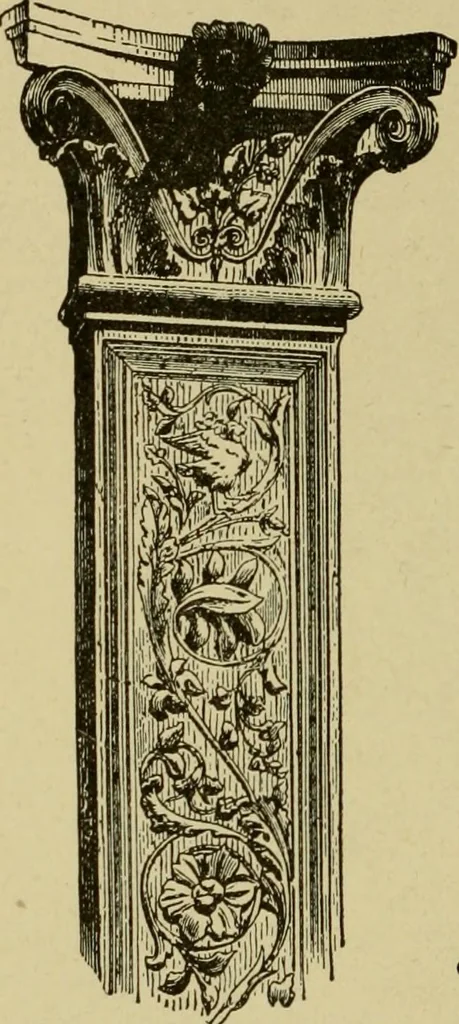 An illustration from Easy steps in architecture and architectural drawing .., 1915, leaf 295