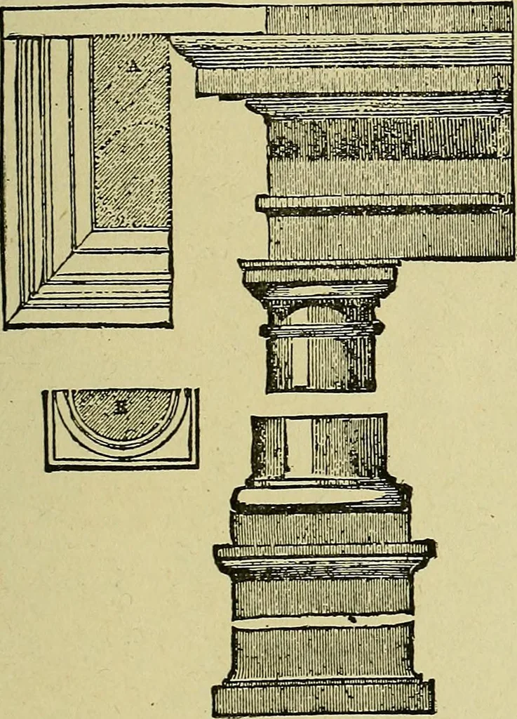 An illustration from Easy steps in architecture and architectural drawing .., 1915, leaf 30