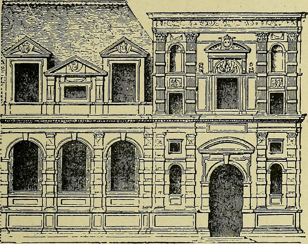 An illustration from Easy steps in architecture and architectural drawing .., 1915, leaf 306