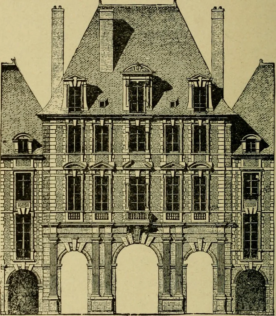 An illustration from Easy steps in architecture and architectural drawing .., 1915, leaf 309