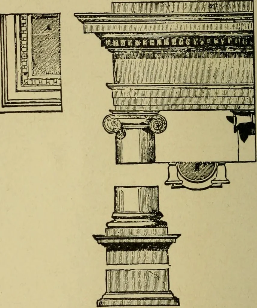An illustration from Easy steps in architecture and architectural drawing .., 1915, leaf 31
