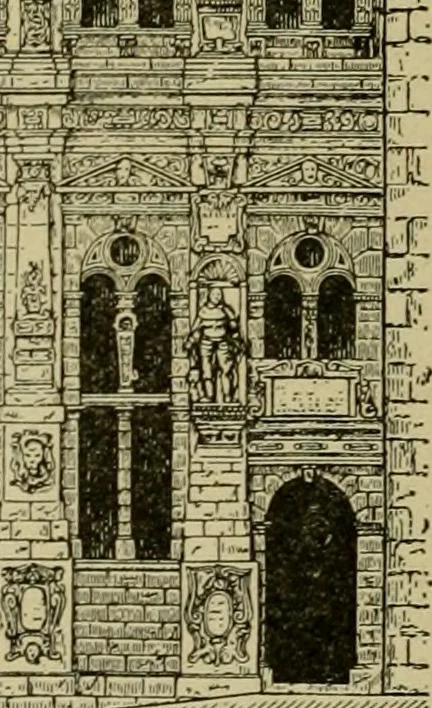 An illustration from Easy steps in architecture and architectural drawing .., 1915, leaf 319
