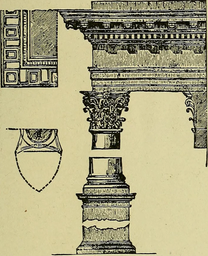 An illustration from Easy steps in architecture and architectural drawing .., 1915, leaf 32