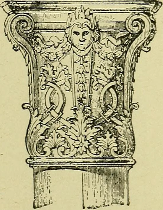 An illustration from Easy steps in architecture and architectural drawing .., 1915, leaf 336
