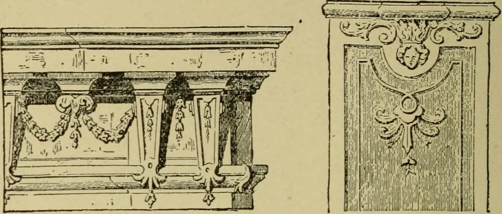 An illustration from Easy steps in architecture and architectural drawing .., 1915, leaf 337