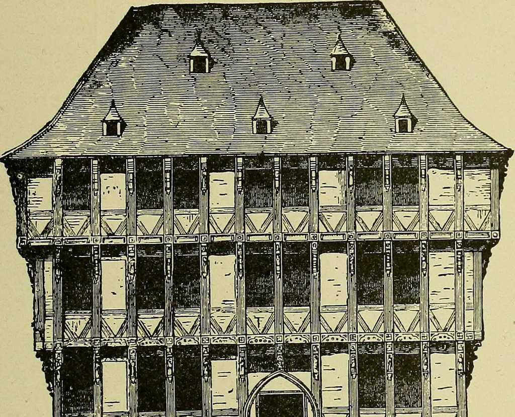 An illustration from Easy steps in architecture and architectural drawing .., 1915, leaf 346