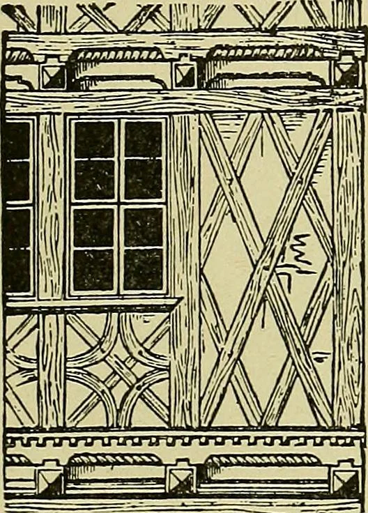An illustration from Easy steps in architecture and architectural drawing .., 1915, leaf 350