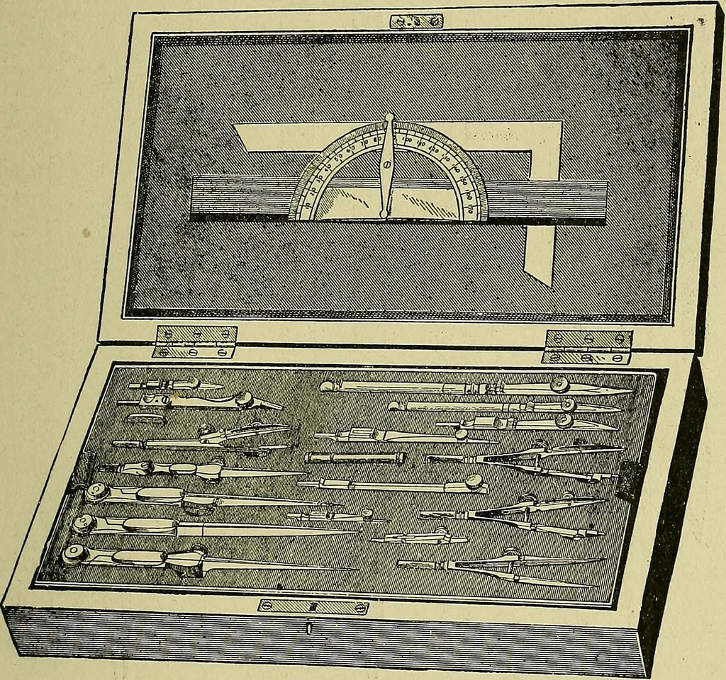 An illustration from Easy steps in architecture and architectural drawing .., 1915, leaf 410
