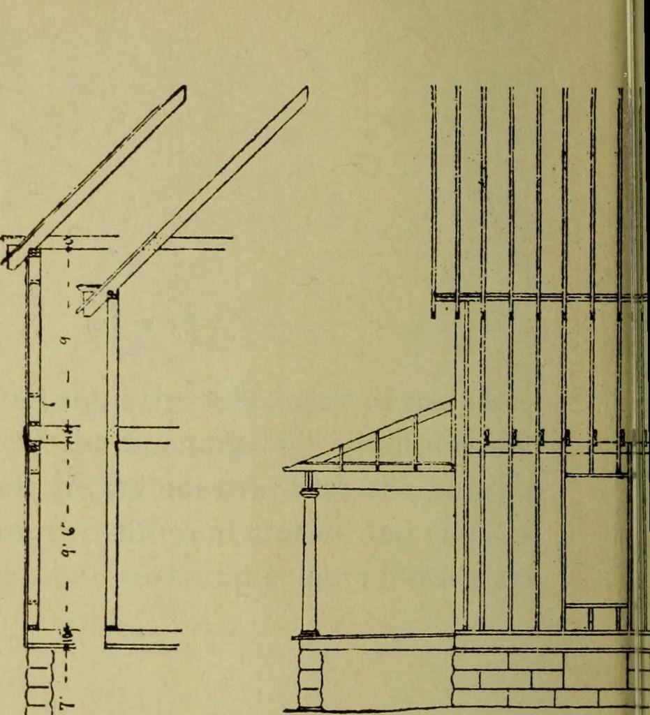 An illustration from Easy steps in architecture and architectural drawing .., 1915, leaf 423