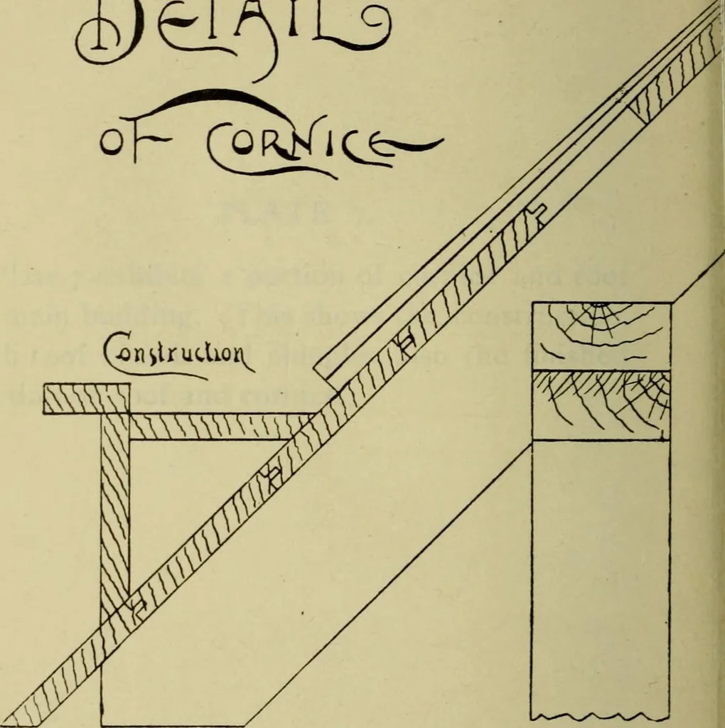 An illustration from Easy steps in architecture and architectural drawing .., 1915, leaf 503