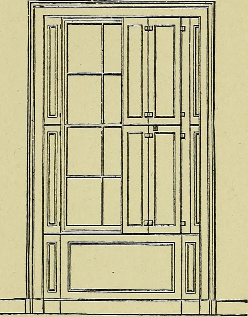 An illustration from Easy steps in architecture and architectural drawing .., 1915, leaf 554