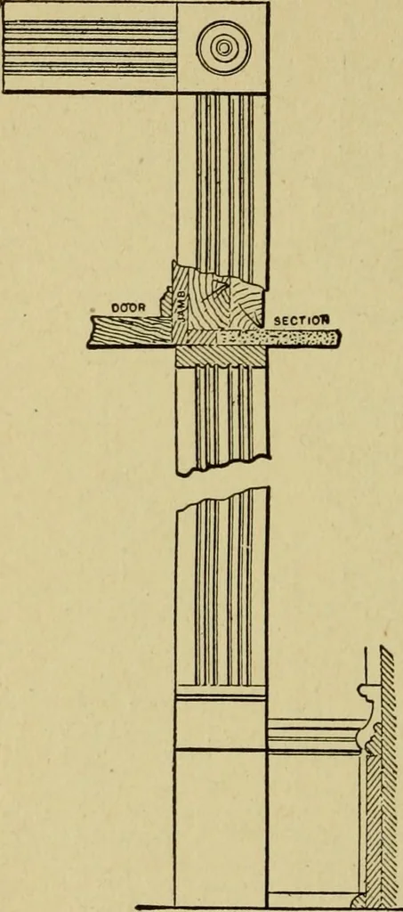 An illustration from Easy steps in architecture and architectural drawing .., 1915, leaf 559